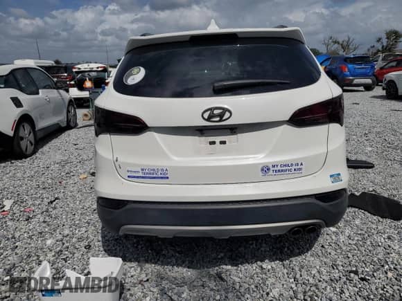 2013 Hyundai Santa Fe Sport with VIN 5XYZU3LAXDG058456, listed as a Copart auction lot 84437475 with 200,000 mi miles and Salvage title. Bid and sale history available at DreamBid. Image 6.