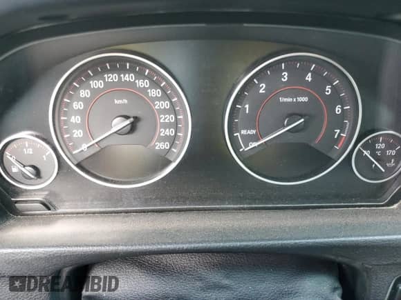 2015 BMW 3 Series 335i xDrive with VIN WBA3B9C50FP705039, listed as a Copart auction lot 56336985 with Not provided miles and Salvage title. Bid and sale history available at DreamBid. Image 9.