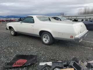 1976 Chevrolet El Camino z VIN 5C80V6Z500236, wystawiony jako Copart lot #81414924 z przebiegiem 6 727 mil mil oraz Czysty tytuł • Clean title. Historia ofert i sprzedaży dostępna na DreamBid. Obrazek 2.