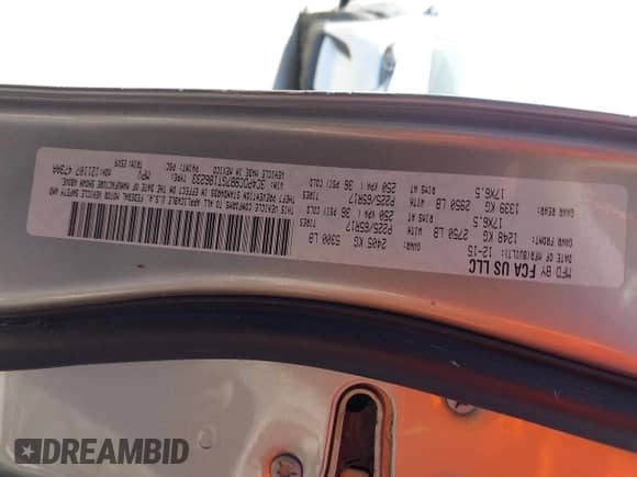 2016 Dodge Journey SXT с VIN 3C4PDCBB7GT186233, выставлен на аукционе IAAI как лот 43408859 с пробегом 180 588 миль миль и . История ставок и продаж доступна на DreamBid. Изображение 9.