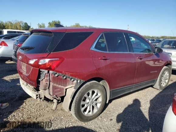 2018 Chevrolet Equinox LT with VIN 2GNAXSEV3J6206591, listed as a Copart auction lot 85200455 with 89,999 mi miles and Salvage title. Bid and sale history available at DreamBid. Image 3.