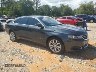 2018 Chevrolet Impala LT with VIN 2G1105S30J9145810, listed as a Copart auction lot 60687515 with 159,434 mi miles and Salvage title. Bid and sale history available at DreamBid. Image 4.