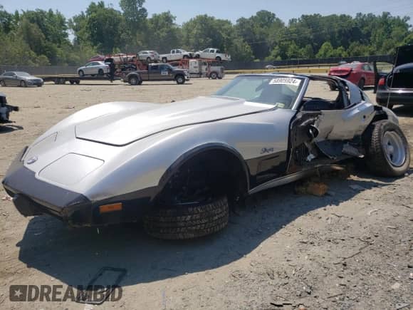 1976 Chevrolet Corvette с VIN 1Z37L6S418775, выставлен на аукционе Copart как лот 58905924 с пробегом 19 119 миль миль и Списание • Salvage title. История ставок и продаж доступна на DreamBid. Изображение 1.