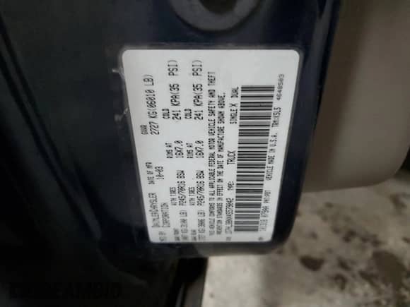 2004 Dodge Dakota Sport z VIN 1D7HL38NX4S579042, wystawiony jako Copart lot #85283564 z przebiegiem 327 981 mil mil oraz Szkoda całkowita • Salvage title. Historia ofert i sprzedaży dostępna na DreamBid. Obrazek 12.