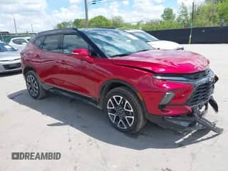 2023 Chevrolet Blazer RS z VIN 3GNKBERS9PS184482, wystawiony jako IAAI lot #42246015 z przebiegiem 17 553 mil mil oraz . Historia ofert i sprzedaży dostępna na DreamBid. Obrazek 1.