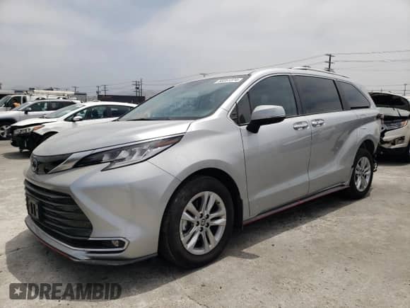 2024 Toyota Sienna Limited с VIN 5TDZRKEC3RS181746, выставлен на аукционе Copart как лот 58351374 с пробегом 6 262 миль миль и Списание • Salvage title. История ставок и продаж доступна на DreamBid. Изображение 1.