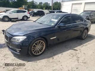 2013 BMW 7 Series 750i xDrive with VIN WBAYB6C54DD224102, listed as a Copart auction lot 60791495 with 126,218 mi miles and Clean title. Bid and sale history available at DreamBid. Image 1.