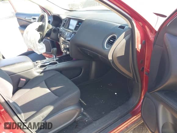 2018 Nissan Pathfinder SV z VIN 5N1DR2MM6JC633257, wystawiony jako IAAI lot #42800707 z przebiegiem 202 968 mil mil oraz . Historia ofert i sprzedaży dostępna na DreamBid. Obrazek 5.