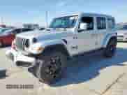 2022 Jeep Wrangler Unlimited Sahara Altitude with VIN 1C4HJXEN3NW261768, listed as a Copart auction lot 47054355 with 23,254 mi miles and Salvage title. Bid and sale history available at DreamBid. Image 1.