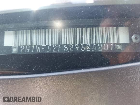 2002 Chevrolet Impala с VIN 2G1WF52E329385201, выставлен на аукционе IAAI как лот 42995774 с пробегом 200 587 миль миль и . История ставок и продаж доступна на DreamBid. Изображение 9.