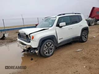 2018 Jeep Renegade Latitude with VIN ZACCJABB6JPG93523, listed as a Copart auction lot 85381095 with 117,694 mi miles and Salvage title. Bid and sale history available at DreamBid. Image 1.