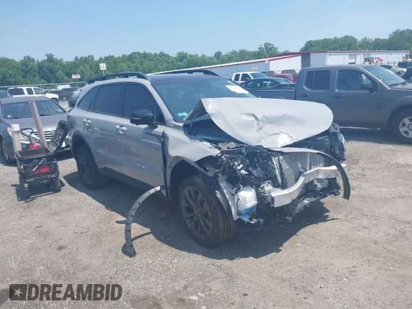 2023 Kia Sorento X-Line SX Prestige with VIN 5XYRKDLF1PG251669, listed as a IAAI auction lot 42343406 with 15,000 mi miles and . Bid and sale history available at DreamBid. Image 1.