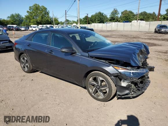 2021 Hyundai Elantra SEL с VIN 5NPLN4AG3MH007440, выставлен на аукционе Copart как лот 69981205 с пробегом 35 747 миль миль и Списание • Salvage title. История ставок и продаж доступна на DreamBid. Изображение 4.