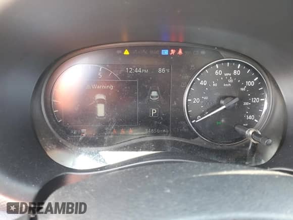 2024 Nissan Kicks SV with VIN 3N1CP5CV9RL471483, listed as a Copart auction lot 60711025 with 34,656 mi miles and Salvage title. Bid and sale history available at DreamBid. Image 9.