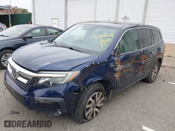 2019 Honda Pilot EX-L с VIN 5FNYF6H45KB017957, выставлен на аукционе IAAI как лот 43582609 с пробегом 126 721 миль миль и . История ставок и продаж доступна на DreamBid. Изображение 18.