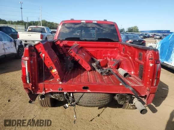 2024 Ford F-150 Lariat with VIN 1FTFW5LD6RFB96248, listed as a Copart auction lot 69278555 with 8,951 mi miles and Salvage title. Bid and sale history available at DreamBid. Image 6.
