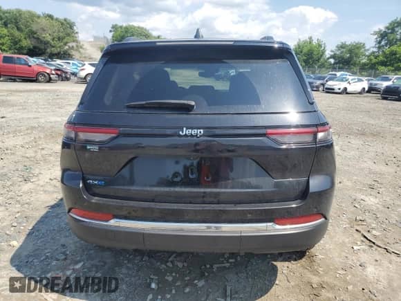 2023 Jeep Grand Cherokee with VIN 1C4RJYB66PC649332, listed as a Copart auction lot 64658955 with 34,504 mi miles and Salvage title. Bid and sale history available at DreamBid. Image 6.