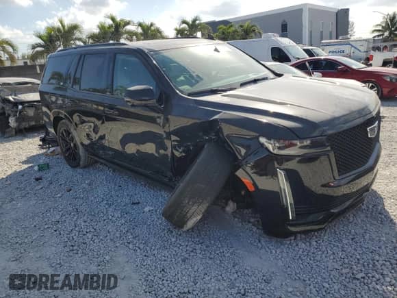 2023 Cadillac Escalade 4WD Sport Platinum z VIN 1GYS4GKL3PR460704, wystawiony jako Copart lot #48256255 z przebiegiem 12 922 mil mil oraz Szkoda całkowita • Salvage title. Historia ofert i sprzedaży dostępna na DreamBid. Obrazek 4.