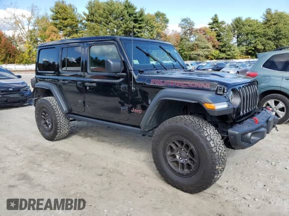 2023 Jeep Wrangler Rubicon z VIN 1C4HJXFN4PW636133, wystawiony jako Copart lot #75499614 z przebiegiem 13 252 mil mil oraz Szkoda całkowita • Salvage title. Historia ofert i sprzedaży dostępna na DreamBid. Obrazek 4.