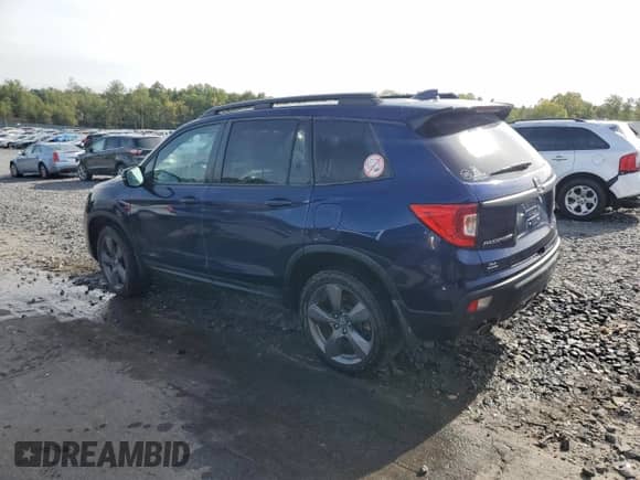 2019 Honda Passport Touring with VIN 5FNYF8H91KB013489, listed as a Copart auction lot 81443725 with 135,828 mi miles and Salvage title. Bid and sale history available at DreamBid. Image 2.