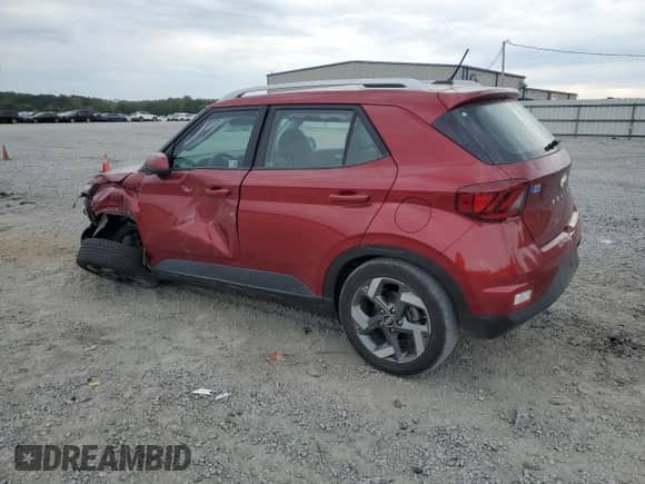 2024 Hyundai Venue Limited z VIN KMHRC8A34RU302429, wystawiony jako Copart lot #81820225 z przebiegiem 17 821 mil mil oraz Szkoda całkowita • Salvage title. Historia ofert i sprzedaży dostępna na DreamBid. Obrazek 2.