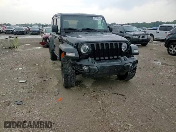 2021 Jeep Wrangler Unlimited Willys Sport with VIN 1C4HJXDG6MW828010, listed as a Copart auction lot 67538545 with 44,259 mi miles and Salvage title. Bid and sale history available at DreamBid. Image 13.