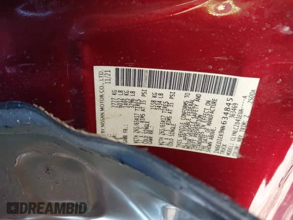 2022 Nissan Frontier Pro-4X с VIN 1N6ED1EK9NN634845, выставлен на аукционе IAAI как лот 42094681 с пробегом 33 801 миль миль и . История ставок и продаж доступна на DreamBid. Изображение 9.