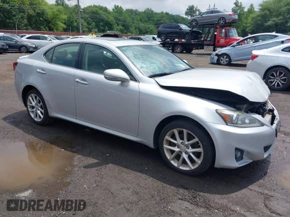 2012 Lexus IS 250 z VIN JTHCF5C28C5054383, wystawiony jako IAAI lot #42738269 z przebiegiem 122 959 mil mil oraz . Historia ofert i sprzedaży dostępna na DreamBid. Obrazek 1.