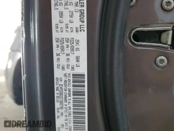 2013 Dodge Journey SXT z VIN 3C4PDDBG2DT665799, wystawiony jako Copart lot #81161765 z przebiegiem 130 438 mil mil oraz Czysty tytuł • Clean title. Historia ofert i sprzedaży dostępna na DreamBid. Obrazek 13.