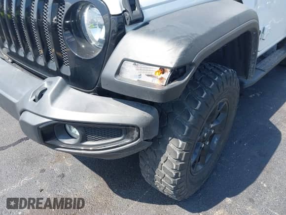 2021 Jeep Wrangler Sport S with VIN 1C4GJXAN4MW804495, listed as a IAAI auction lot 43051939 with 36,306 mi miles and . Bid and sale history available at DreamBid. Image 6.