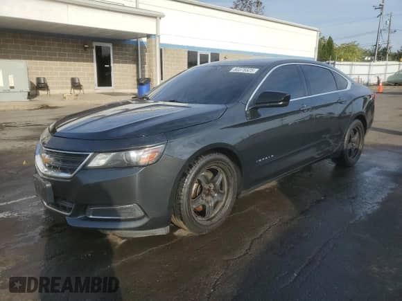 2015 Chevrolet Impala LS z VIN 2G11X5SL3F9164533, wystawiony jako Copart lot #80375525 z przebiegiem 188 103 mil mil oraz Szkoda całkowita • Salvage title. Historia ofert i sprzedaży dostępna na DreamBid. Obrazek 1.