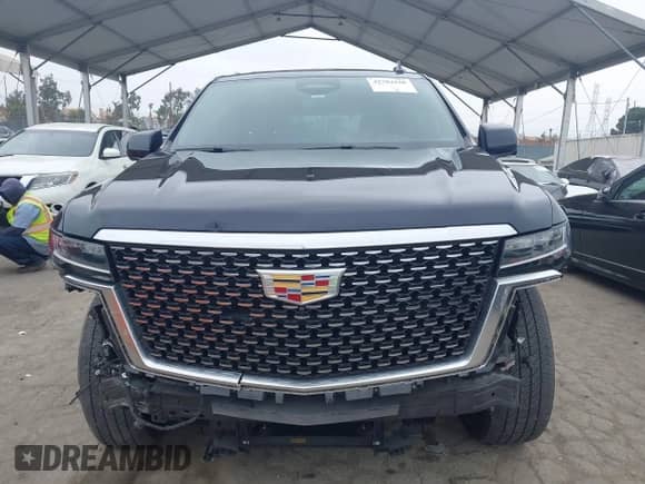 2021 Cadillac Escalade Premium Luxury with VIN 1GYS4BKL0MR459184, listed as a IAAI auction lot 42784168 with 99,340 mi miles and . Bid and sale history available at DreamBid. Image 12.