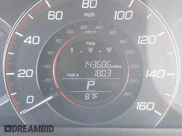 2014 Honda Accord Sport with VIN 1HGCR2F51EA222101, listed as a IAAI auction lot 43335602 with 143,686 mi miles and . Bid and sale history available at DreamBid. Image 16.