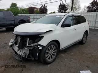 2016 Nissan Pathfinder Platinum with VIN 5N1AR2MM7GC649544, listed as a Copart auction lot 56770495 with Not provided miles and Salvage title. Bid and sale history available at DreamBid. Image 1.