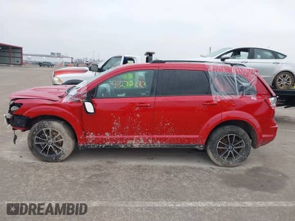 2018 Dodge Journey SE with VIN 3C4PDCAB0JT448506, listed as a IAAI auction lot 41272683 with 96,908 mi miles and . Bid and sale history available at DreamBid. Image 14.