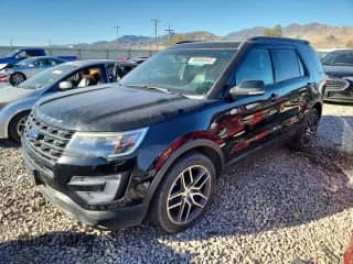 2017 Ford Explorer Sport with VIN 1FM5K8GT5HGA87438, listed as a Copart auction lot 80586545 with Not provided miles and Salvage title. Bid and sale history available at DreamBid. Image 1.