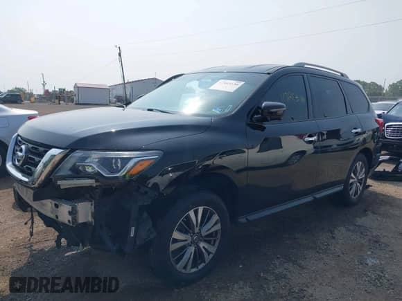 2019 Nissan Pathfinder SV with VIN 5N1DR2MM3KC598534, listed as a IAAI auction lot 42403130 with 117,213 mi miles and . Bid and sale history available at DreamBid. Image 2.