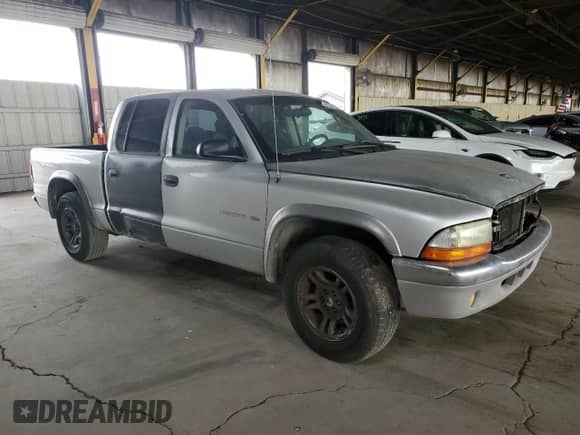 2002 Dodge Dakota SLT with VIN 1B7HL48N42S519724, listed as a Copart auction lot 55533895 with 313,644 mi miles and Clean title. Bid and sale history available at DreamBid. Image 4.