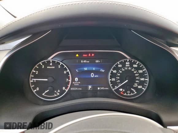 2017 Nissan Murano S with VIN 5N1AZ2MH4HN163198, listed as a Copart auction lot 69070955 with 85,024 mi miles and Salvage title. Bid and sale history available at DreamBid. Image 9.