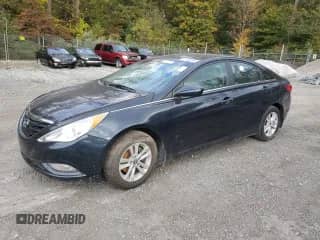 2013 Hyundai Sonata GLS with VIN 5NPEB4AC6DH575423, listed as a Copart auction lot 87028235 with Not provided miles and Salvage title. Bid and sale history available at DreamBid. Image 1.