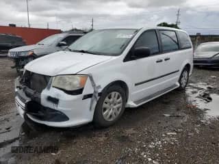 2015 Dodge Grand Caravan American Value with VIN 2C4RDGBG4FR529870, listed as a Copart auction lot 62847474 with 75,759 mi miles and Salvage title. Bid and sale history available at DreamBid. Image 1.