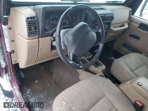 2001 Jeep Wrangler SE with VIN 1J4FA29P41P315163, listed as a Copart auction lot 87490904 with Not provided miles and Clean title. Bid and sale history available at DreamBid. Image 8.