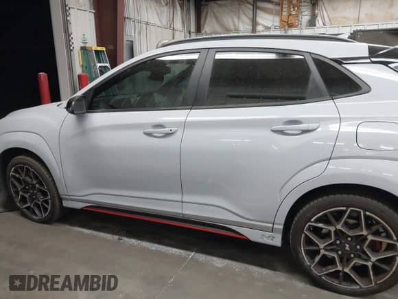 2023 Hyundai Kona with VIN KM8KH3AC9PU009337, listed as a IAAI auction lot 42827068 with 40,513 mi miles and . Bid and sale history available at DreamBid. Image 14.