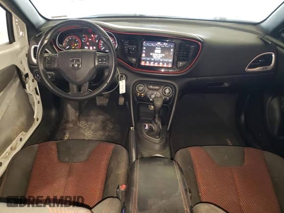 2016 Dodge Dart SXT Sport Blacktop with VIN 1C3CDFFA6GD791260, listed as a Copart auction lot 64203185 with 105,278 mi miles and Salvage title. Bid and sale history available at DreamBid. Image 8.