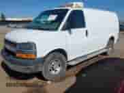 2021 Chevrolet Express Cargo with VIN 1GCWGAF71M1242604, listed as a IAAI auction lot 42525581 with Not provided miles and . Bid and sale history available at DreamBid. Image 2.