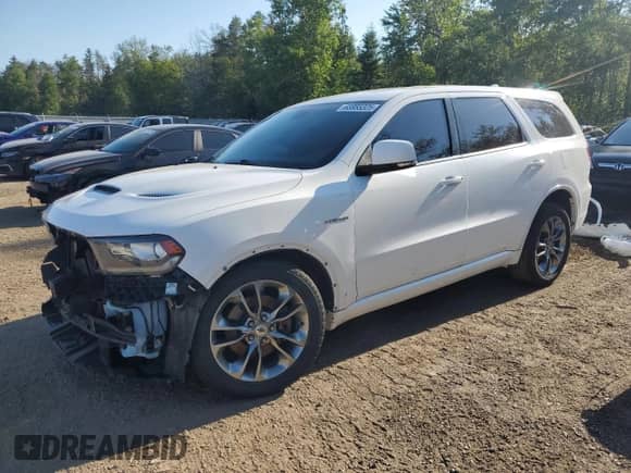 2020 Dodge Durango R/T with VIN 1C4SDJCT0LC142215, listed as a Copart auction lot 65955325 with 124,606 mi miles and Clean title. Bid and sale history available at DreamBid. Image 1.
