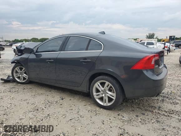 2015 Volvo S60 T5 Drive-E Premier with VIN YV140MFK4F1348785, listed as a Copart auction lot 80026105 with 74,217 mi miles and Salvage title. Bid and sale history available at DreamBid. Image 2.