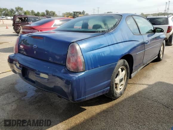 2004 Chevrolet Monte Carlo LS with VIN 2G1WW12E949318940, listed as a Copart auction lot 71954674 with 209,234 mi miles and Salvage title. Bid and sale history available at DreamBid. Image 3.