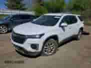 2023 Chevrolet Traverse LS with VIN 1GNEVFKW9PJ329254, listed as a Copart auction lot 55720195 with 41,594 mi miles and Non repairable. Bid and sale history available at DreamBid. Image 1.