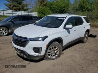 2023 Chevrolet Traverse LS с VIN 1GNEVFKW9PJ329254, выставлен на аукционе Copart как лот 55720195 с пробегом 41 594 миль миль и На запчасти • Non repairable. История ставок и продаж доступна на DreamBid. Изображение 1.